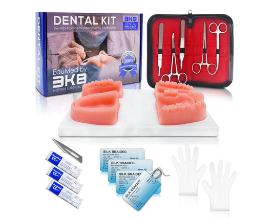 3KB EduMed Dentistry Practice Suture Kit - Dental Student Training - For Educational Use Only